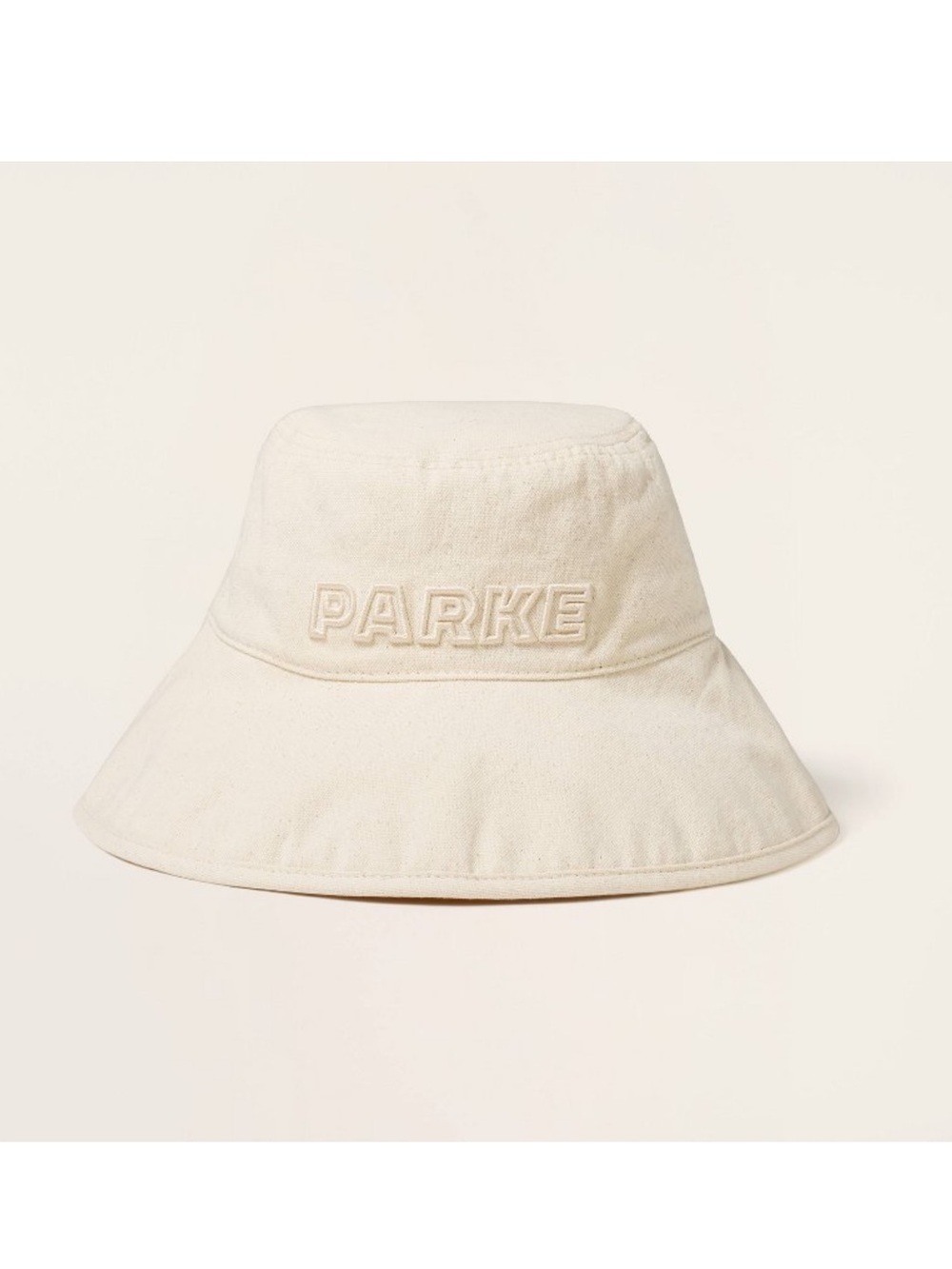 PARKE x TARGET Cavas Cream Embroidered Bucket Hat